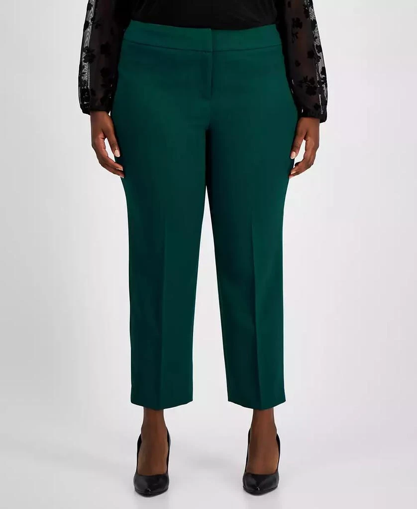 Kasper Plus Size Straight-Leg Pants 4