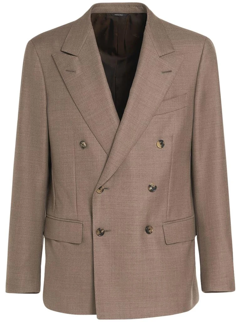 LORO PIANA Milano Double Breasted Wool Jacket 1