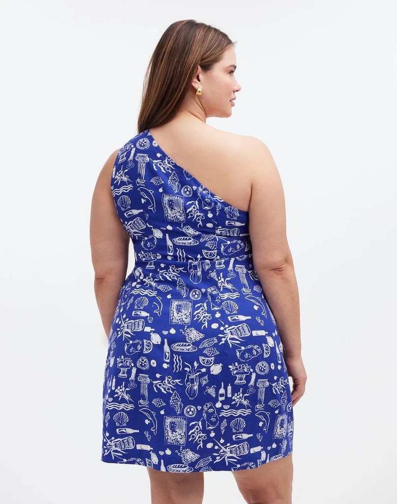 Madewell Madewell x Lisa Says Gah! Plus One-Shoulder Mini Dress 4
