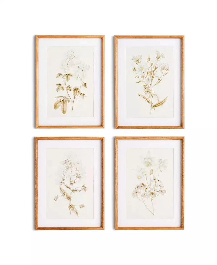 Napa Home 
Garden Fleur De Blanc Prints Set of 4