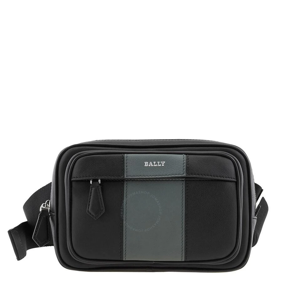Bally Hilbert Logo Print Belt Bag In Black 1