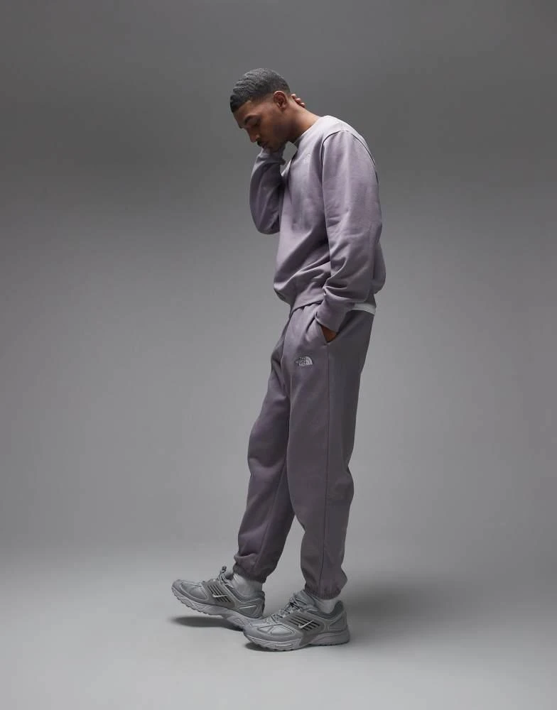 The North Face The North Face Essential logo oversized joggers in grey 3