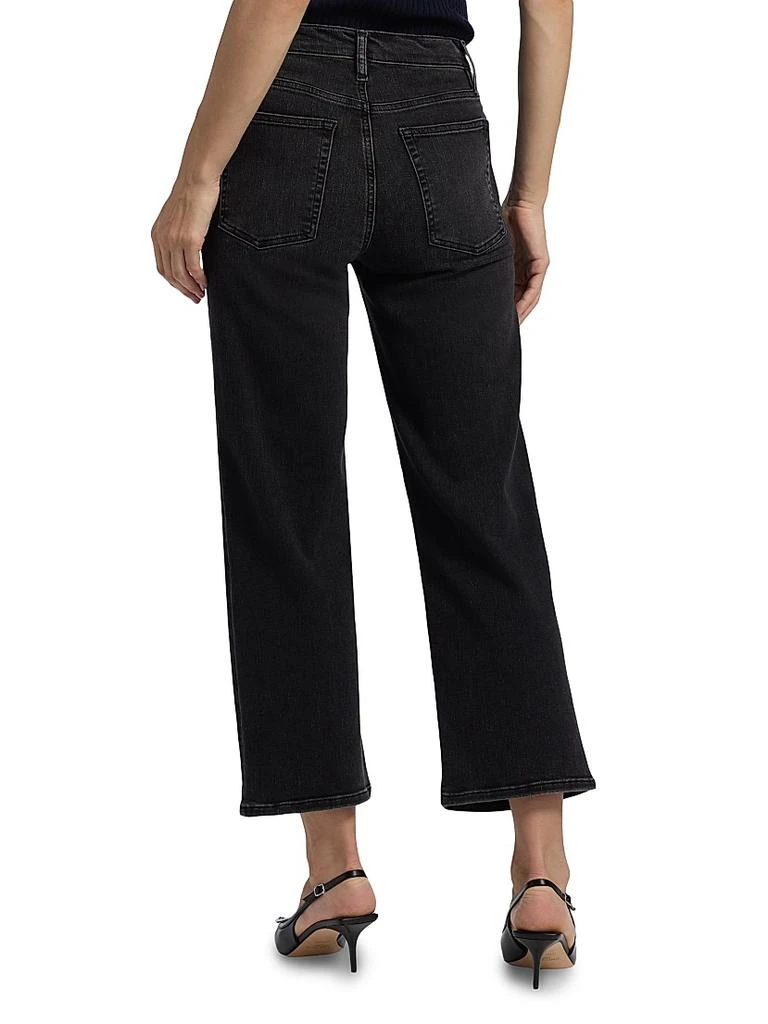 FRAME The Mellow Mid-Rise Crop Straight-Leg Jeans 5