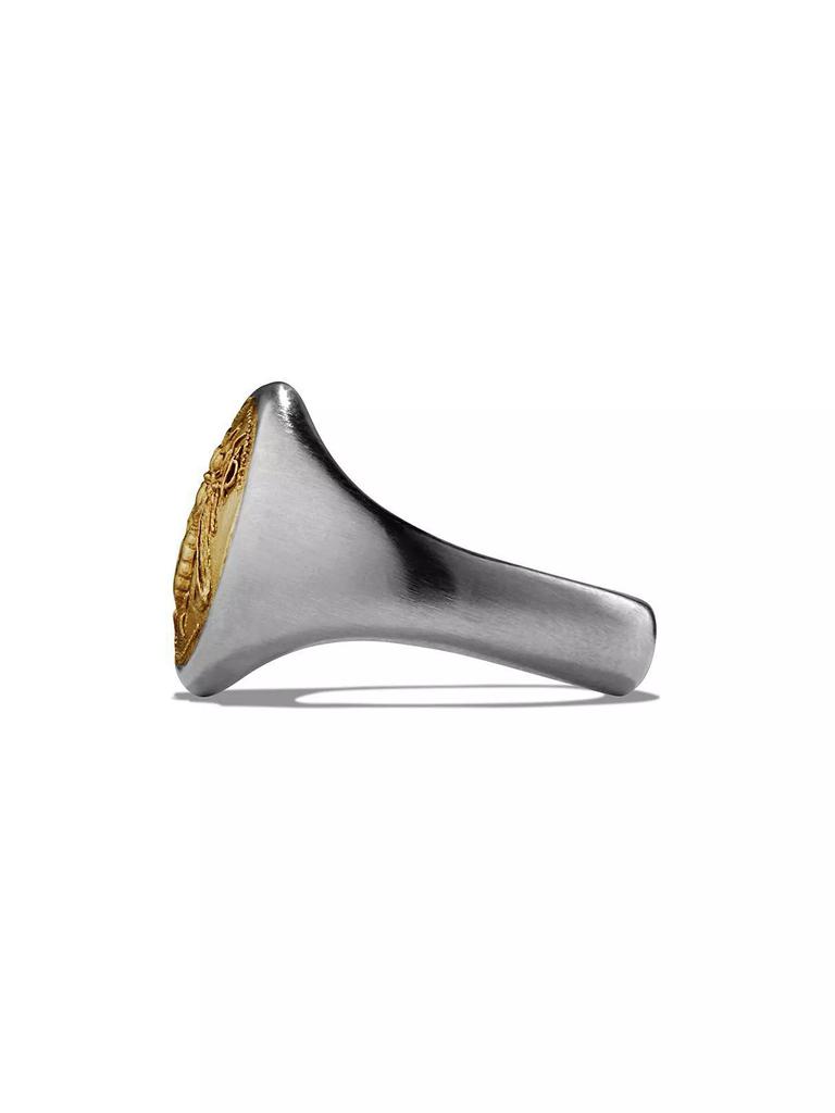 David Yurman Petrvs® Bee Pinky Ring with 18K Yellow Gold
