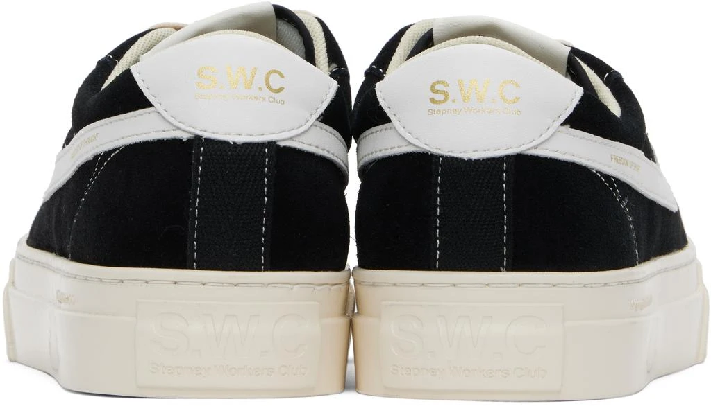 Stepney Workers Club Black 
White Dellow S-Strike Cup Suede Sneakers 2