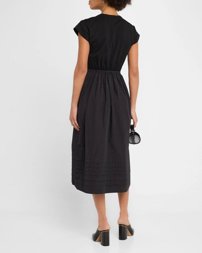 La Ligne T-Shirt Dress with Shirring 3