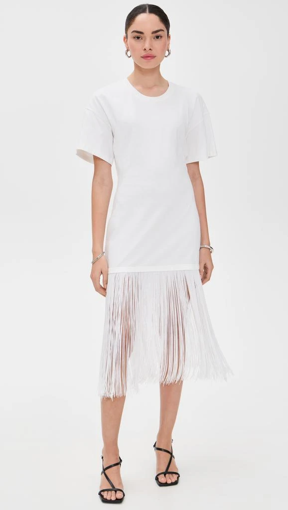 Pixie Market Fringe Cotton Tee Dress 1