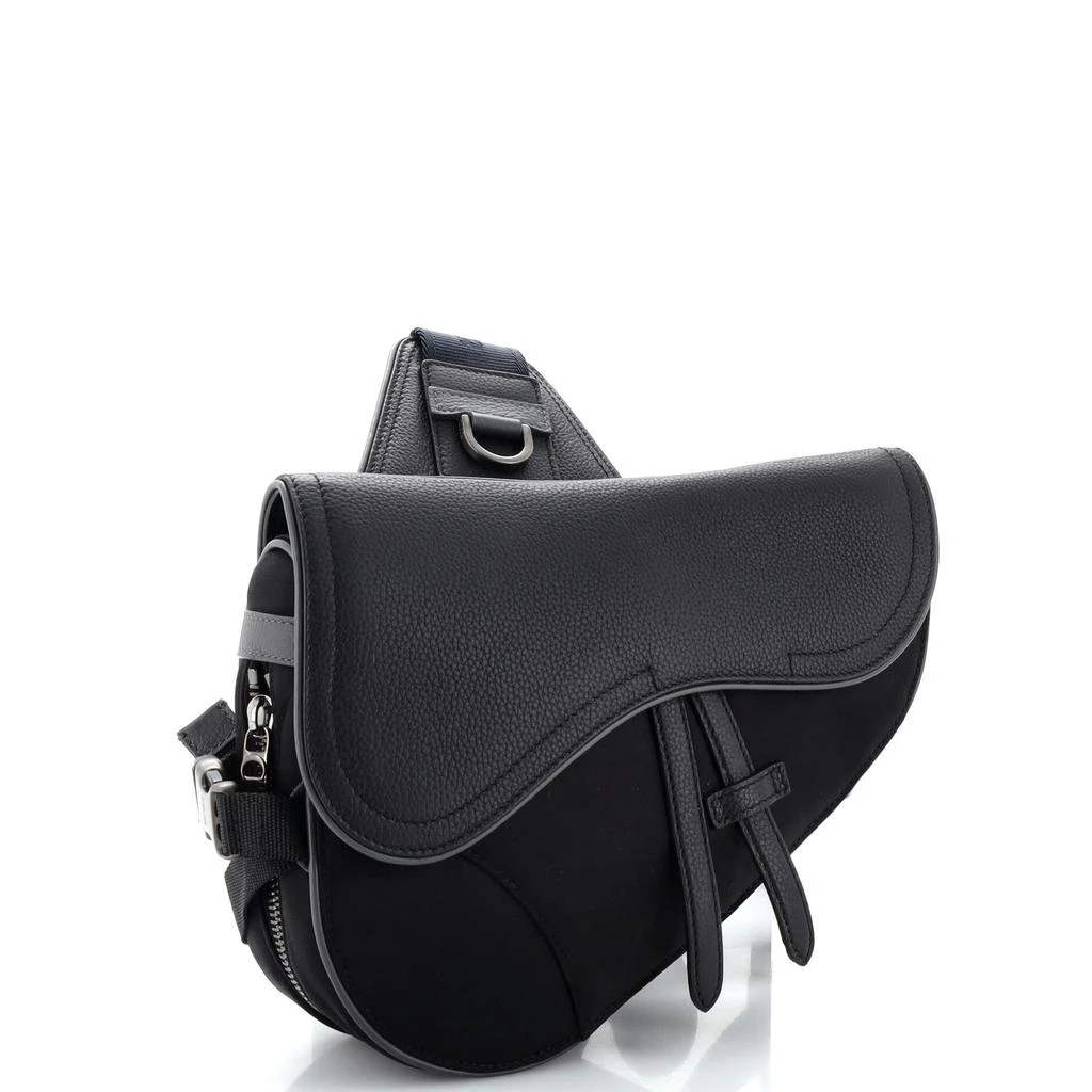 Dior x Sacai Saddle Crossbody Bag Technical Fabric and Leather 2