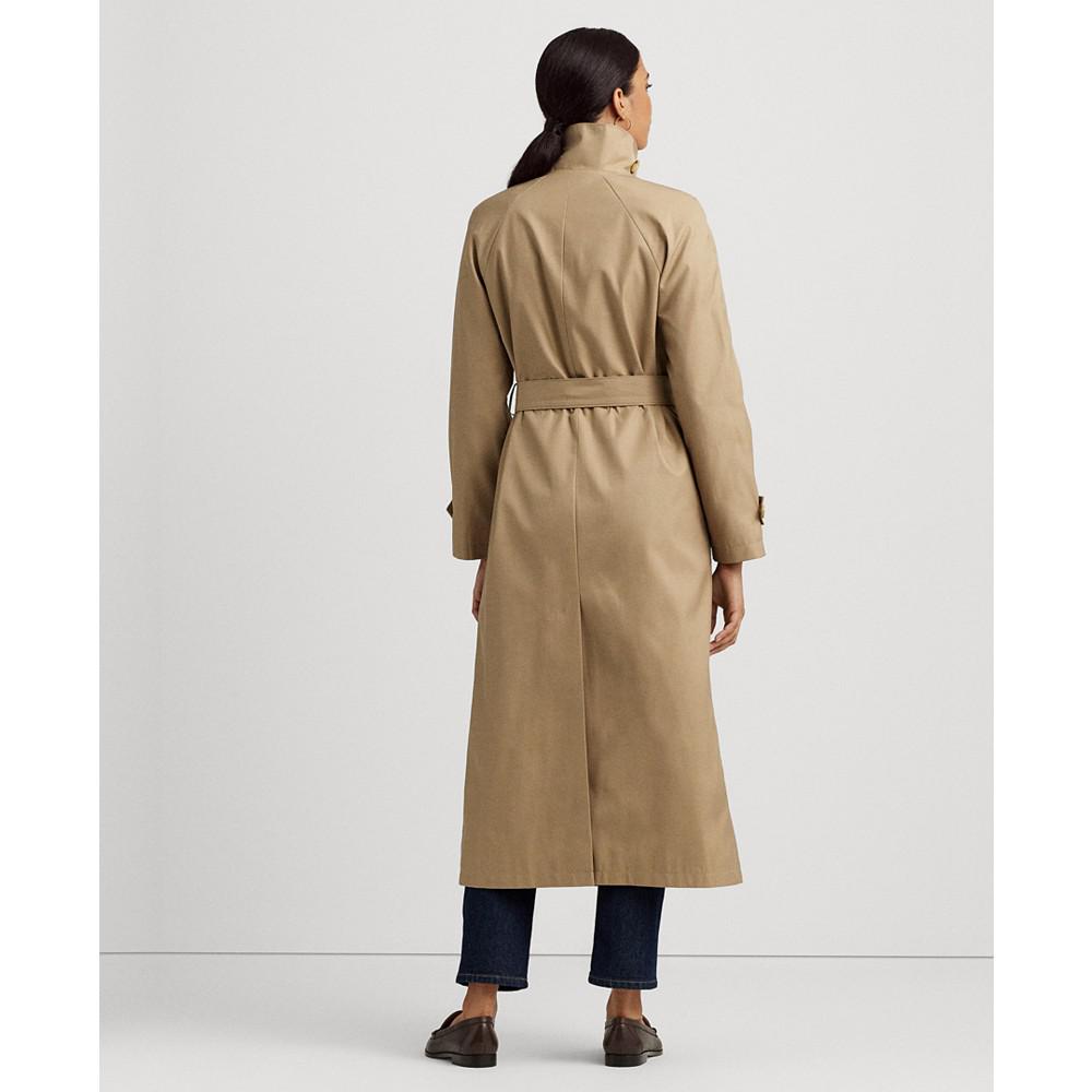 Lauren Ralph Lauren Women's Stand-Collar Maxi Trench Coat