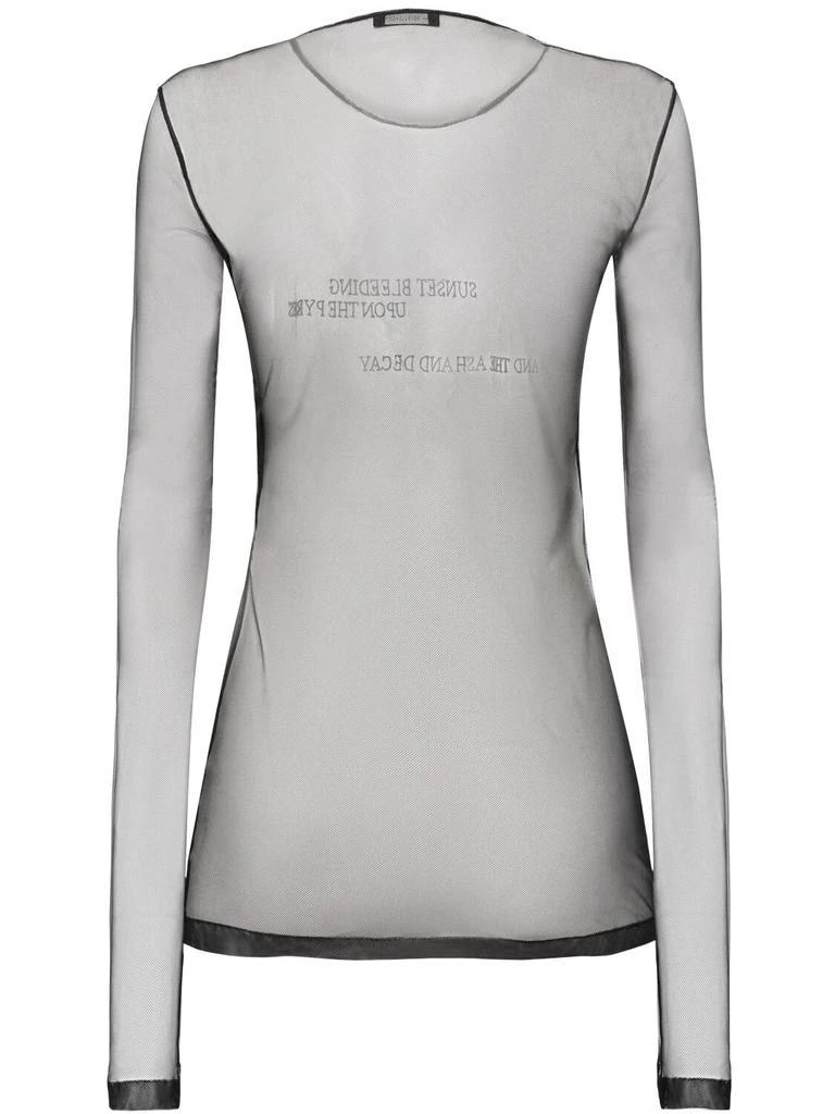 ANN DEMEULEMEESTER Fiene Embroidered Tulle Top 3