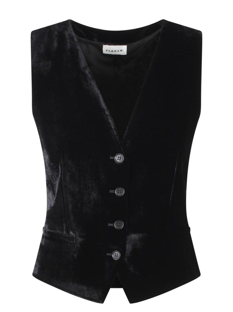 Parosh Velvet Gilet