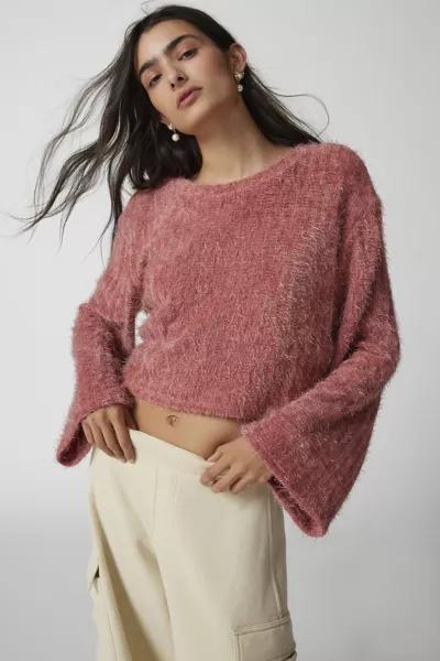 Urban Renewal Urban Renewal Remnants Fuzzy Bell Sleeve Pullover Sweater