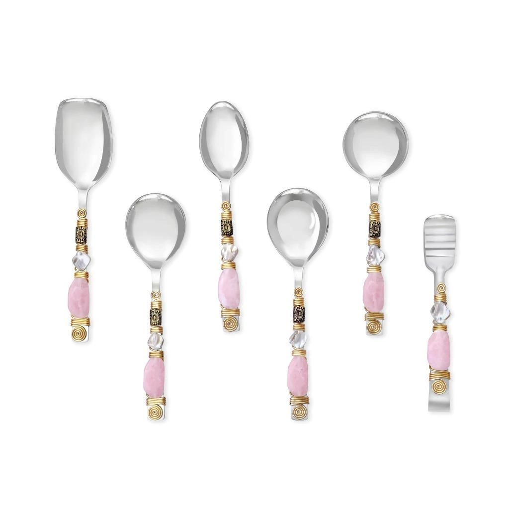 Tiramisu Blushed  Serving Spoons (Set of 6) 1
