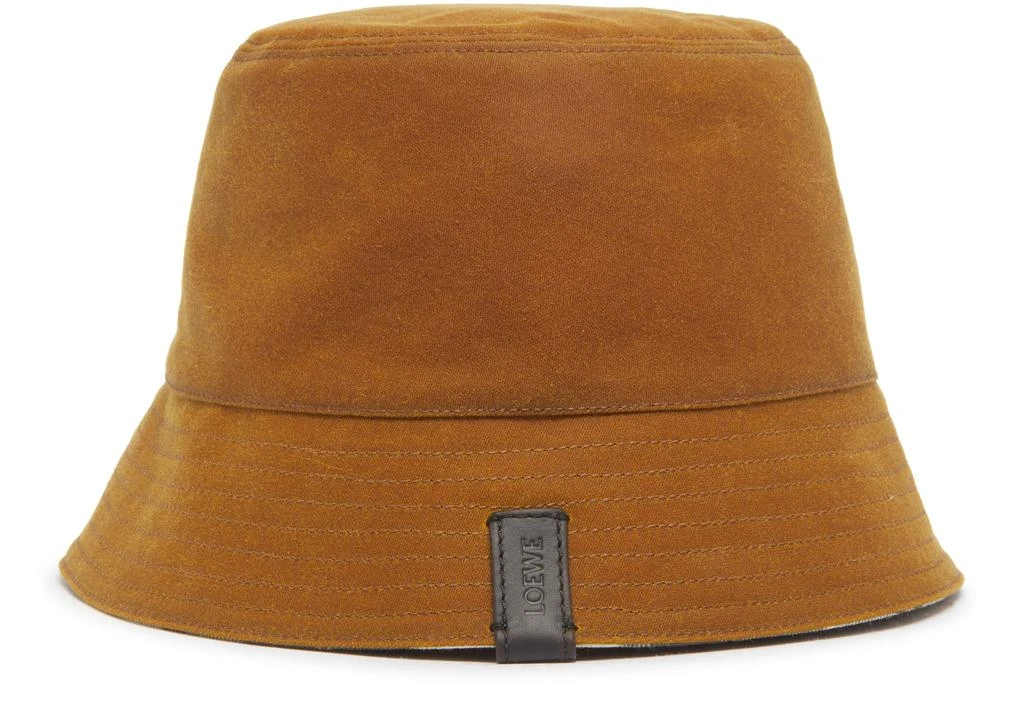 AUTHENTIC Loewe Hats Loewe Canvas Fisherman Bucket Hat 57 Sand 1731755 – FASHIONPHILE main image 4