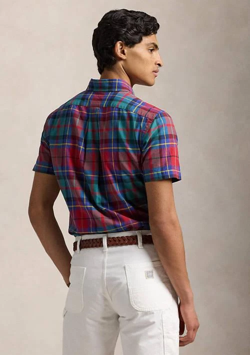 Ralph Lauren Classic Fit Plaid Oxford Shirt 2