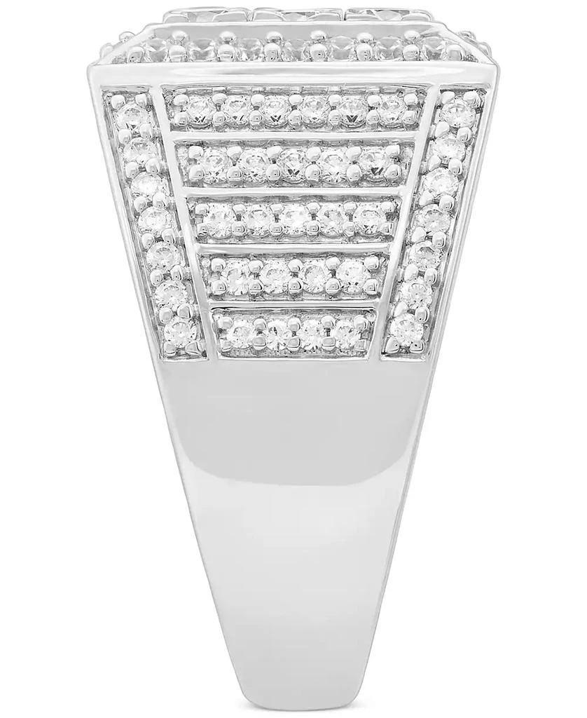 Grown With Love Men's Lab Grown Diamond Square Cluster Ring (2 ct. t.w.) in 10k Gold 4