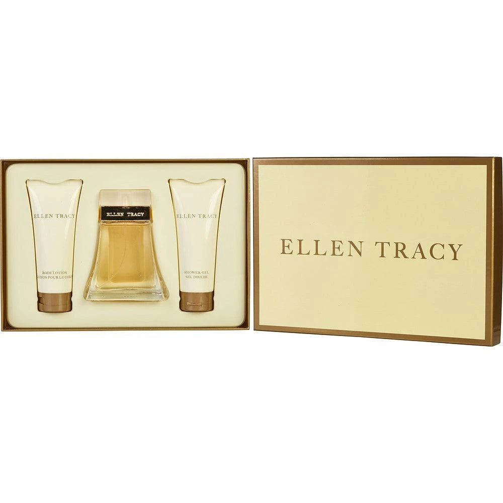 Ellen Tracy By  Eau De Parfum Spray 3.4 Oz & Body Lotion 3.4 Oz & Shower Gel 3.4 Oz Women 1