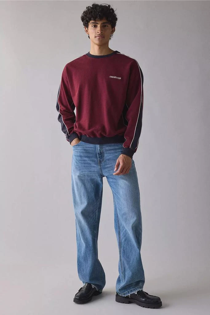 iets frans iets frans… Paneled Crew Neck Sweatshirt 3
