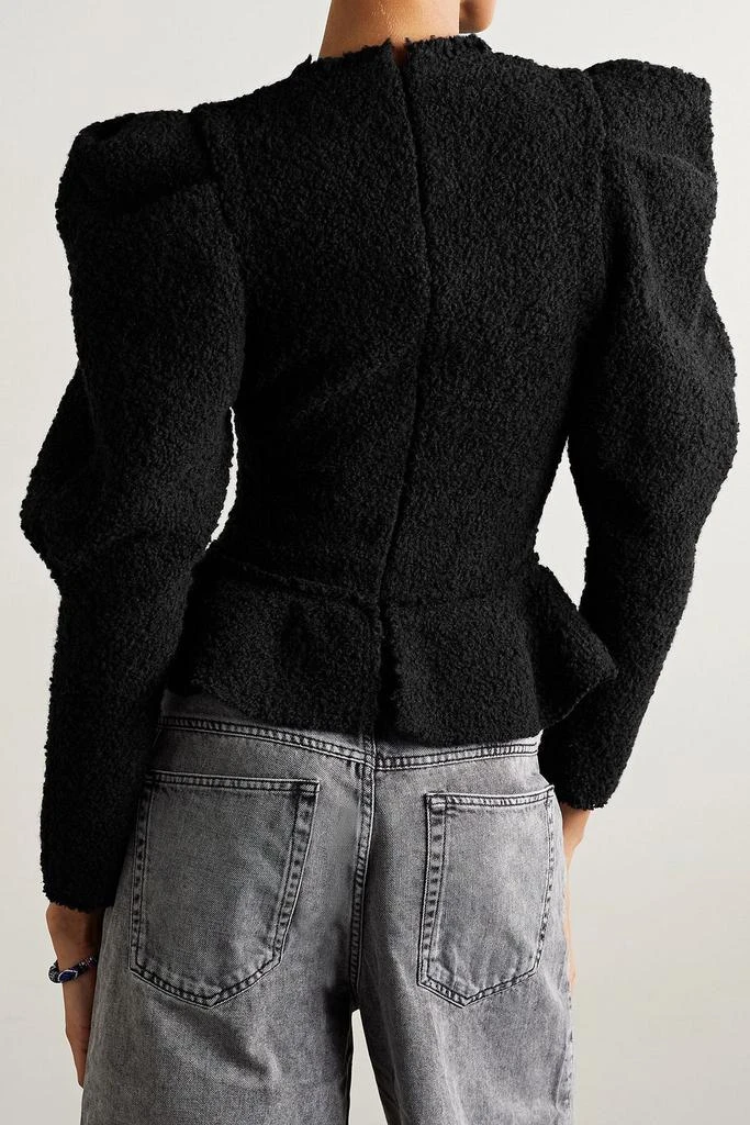 Isabel Marant Giamili bouclé peplum top 3