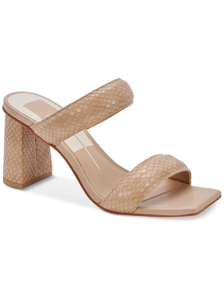 Dolce Vita Pascoe Womens Slip On Double Strap Block Heel 1