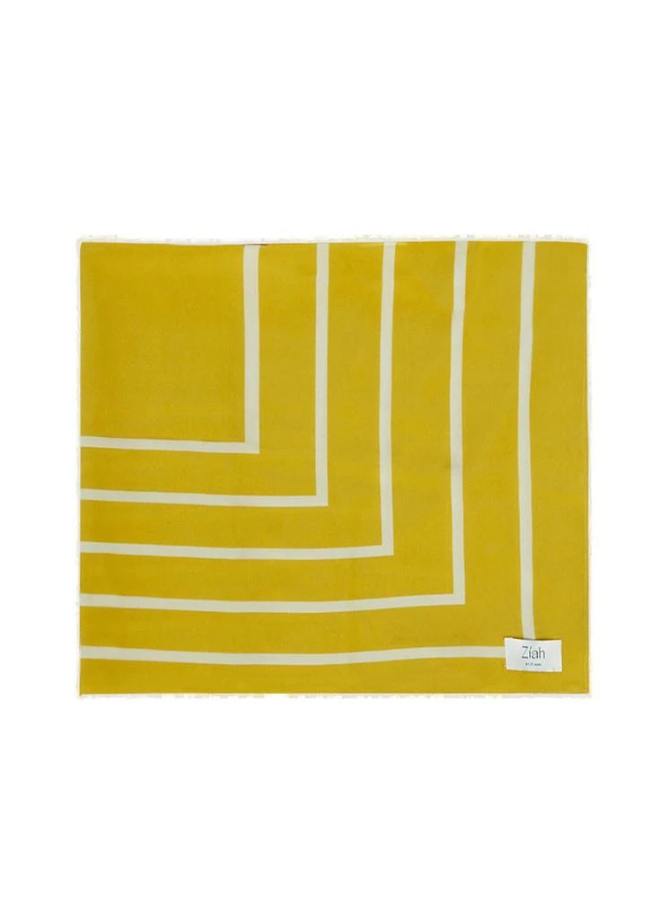 Ziah Ziah X St. Agni Jacques Logo Patch Scarf 1