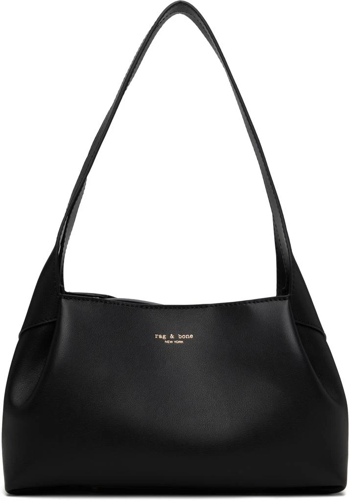 Rag & Bone Black Slade Calf Leather Shoulder Bag 1