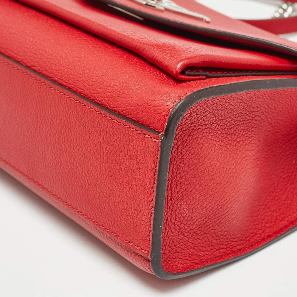 Louis Vuitton Louis Vuitton Red Leather My Lockme BB Bag 14