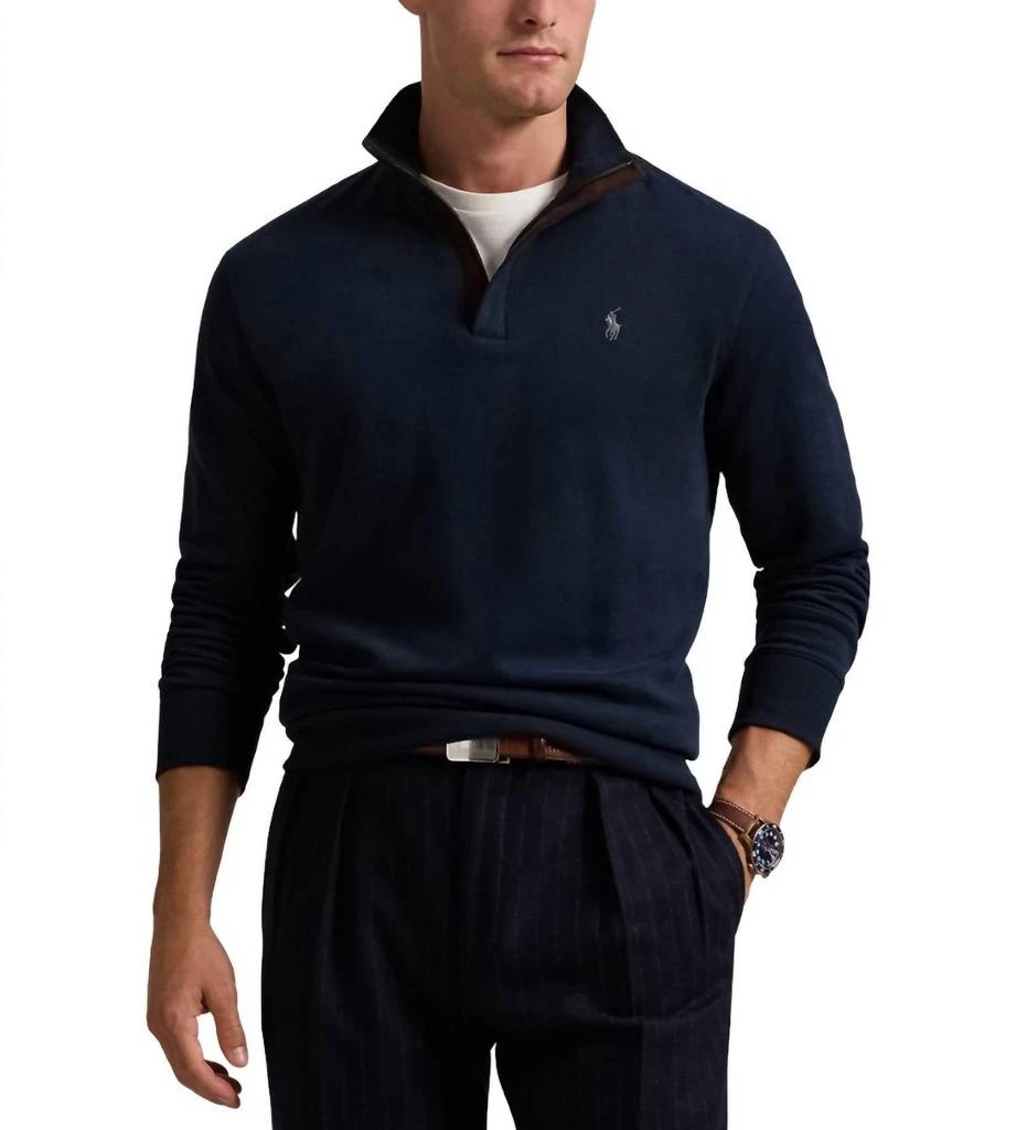 Ralph Lauren Polo Ralph Lauren - Double Knit Jersey Half Zip Pullover Sweater