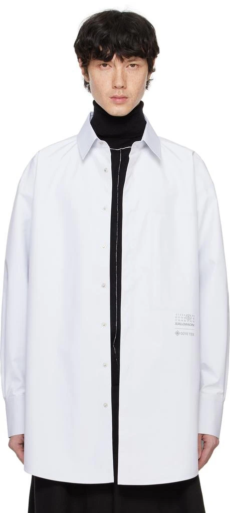 MM6 White Salomon Edition Long Sleeve Shirt 1