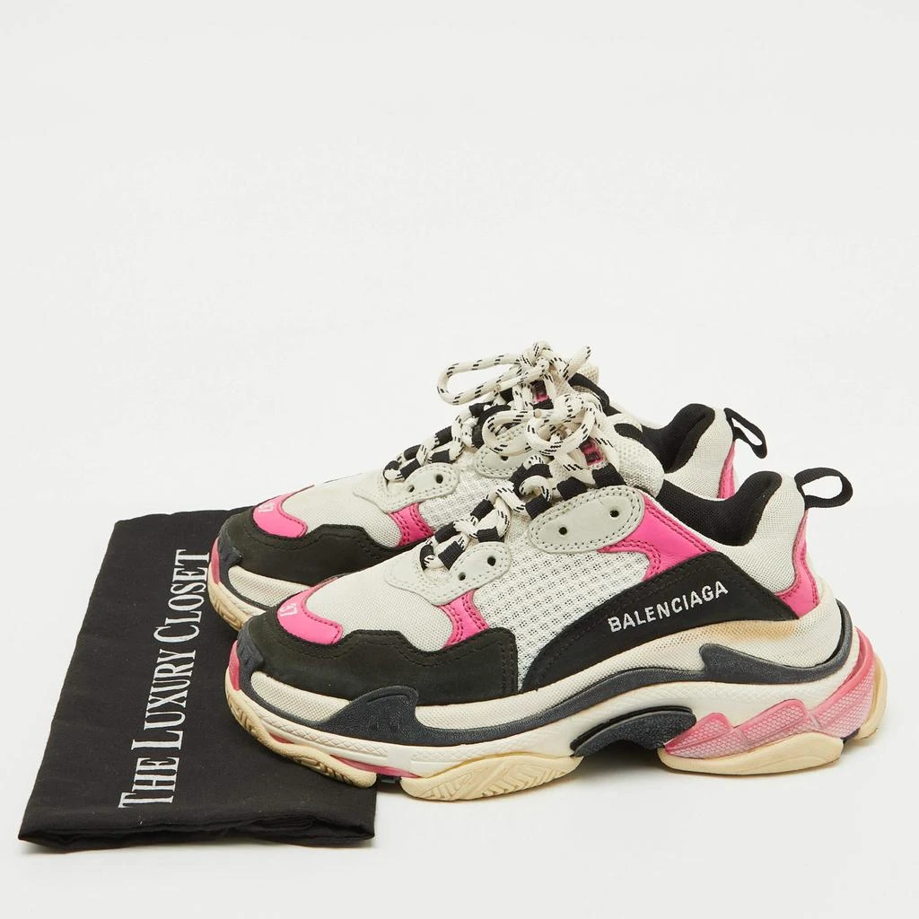 Balenciaga Balenciaga Multicolor Faux Leather and Mesh Triple S Sneakers Size 37 9