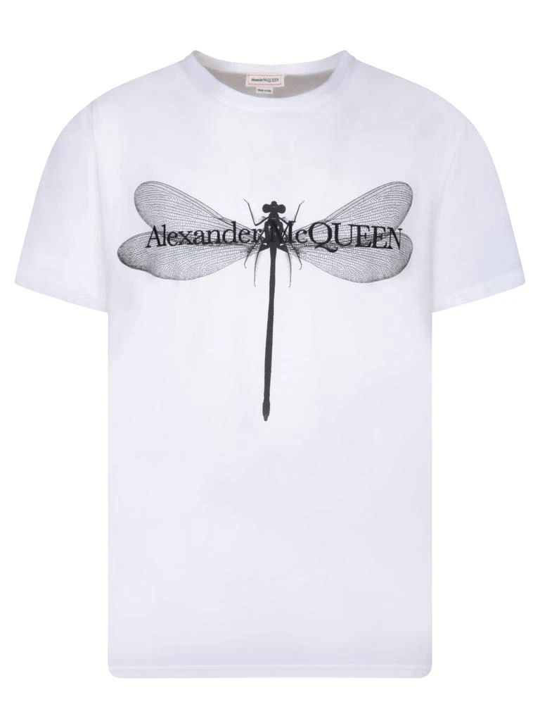 Alexander McQueen Dragonfly White T-shirt 1