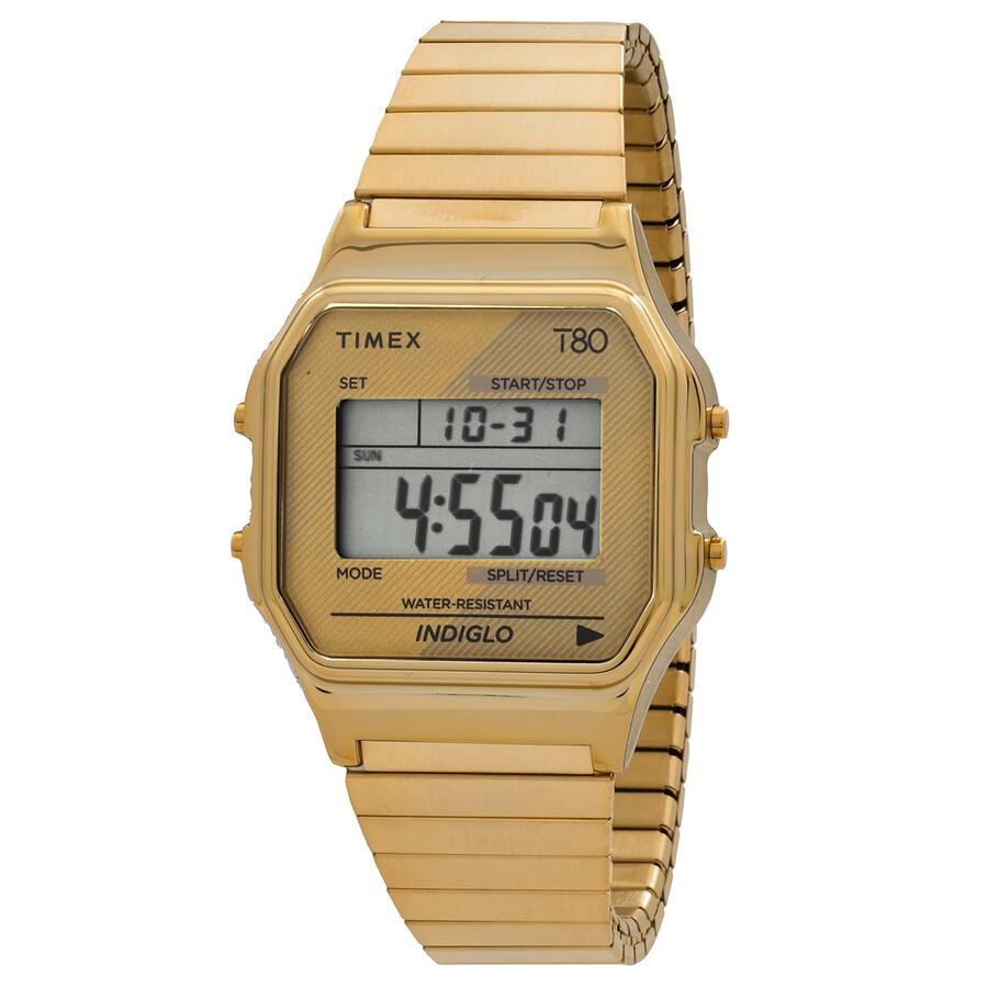 Timex Open Box - Timex 80 Alarm Quartz Digital Expansion Band Unisex Watch TW2R79000