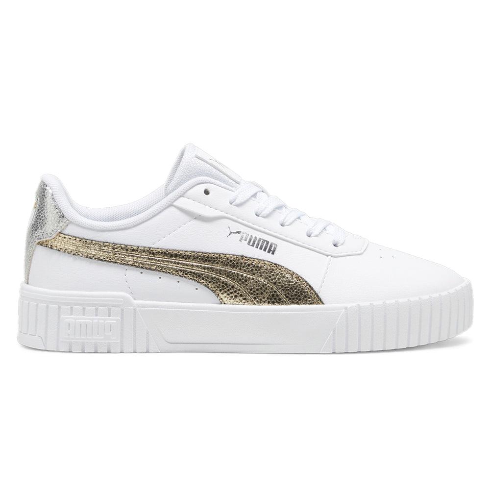 Puma Carina 2.0 Metallic Shine Lace Up Sneakers