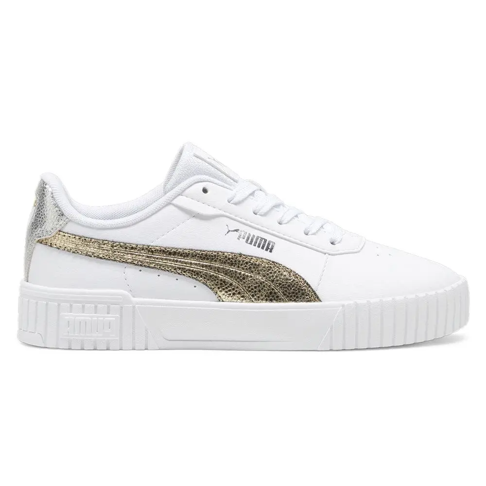 Puma Carina 2.0 Metallic Shine Lace Up Sneakers