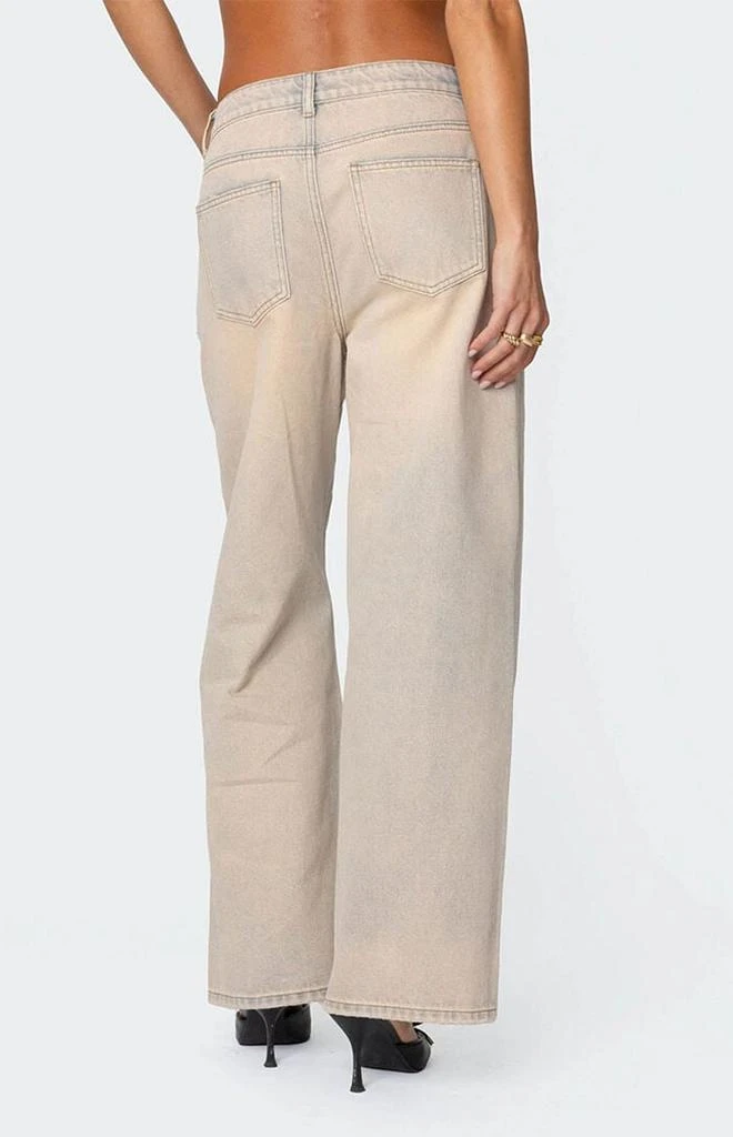 Edikted Dusty Washed Low Rise Jeans 4