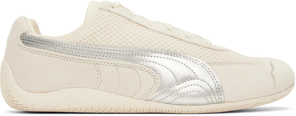 Puma Beige & Silver Speedcat Premium Sneakers 1