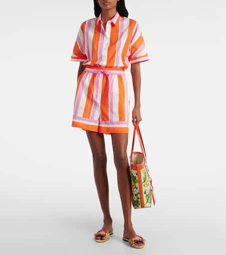 Dolce 
Gabbana Striped cotton shorts 2