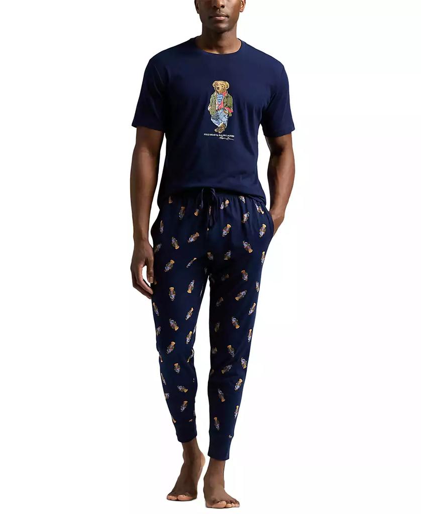Ralph Lauren Men's Polo Bear Jogger Pajama Set, Exclusively at Macy's