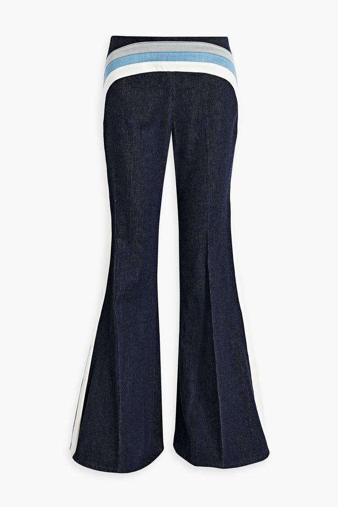 Gabriela Hearst Nautilus striped flared high-rise flared jeans