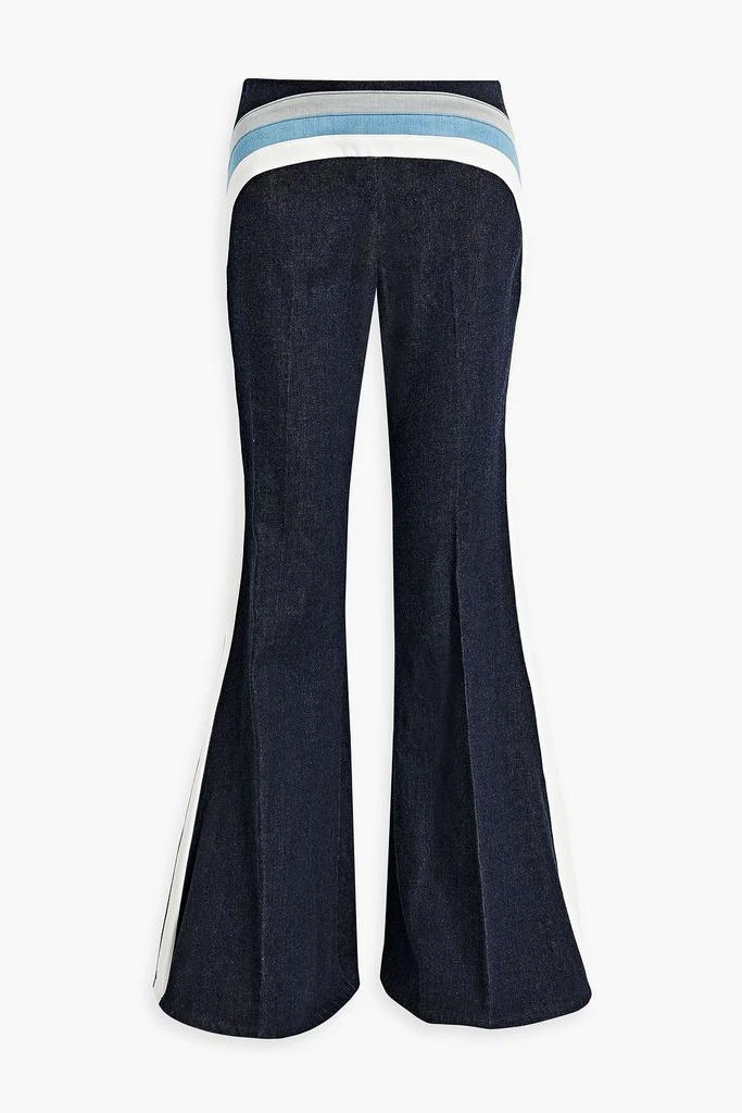 Gabriela Hearst Nautilus striped flared high-rise flared jeans 1