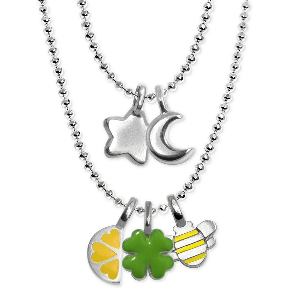 Alex Woo Mini Lemon Slice Charm in Sterling Silver 3