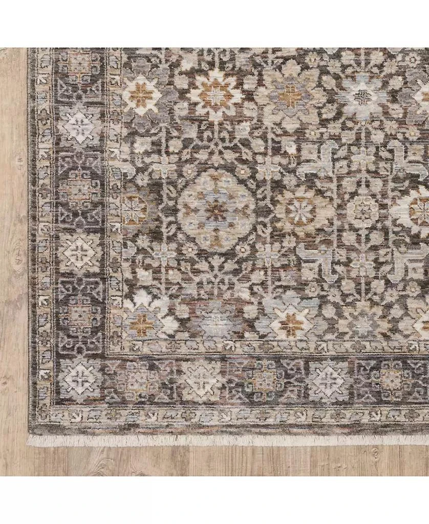 Oriental Weavers Maharaja 71W Gray and Ivory 9'10" x 12'10" Area Rug 8