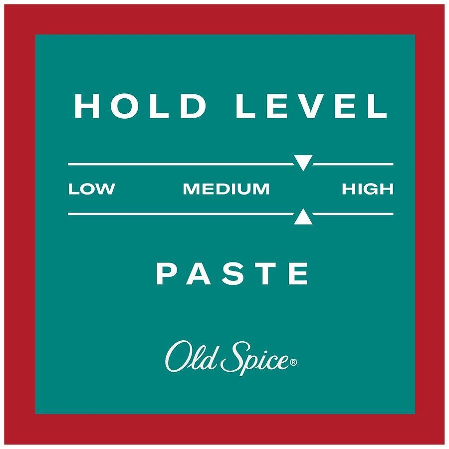 Old Spice No-Poof Paste, Hair Styling Paste for Men, Medium-High Hold with Low Shine Coconut & tropical wood notes 7