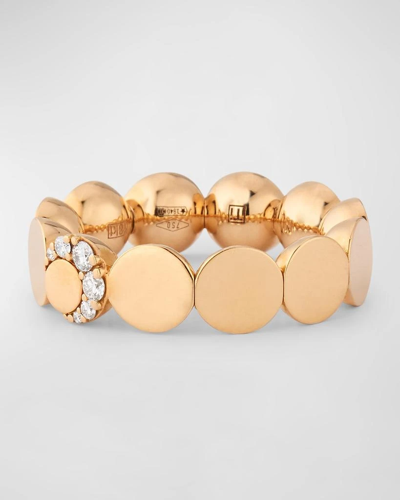 Pasquale Bruni Luce 18K Red Gold Diamond Ring, Size 6.5 4