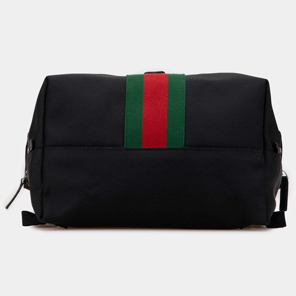 Gucci
Web Fold Over Backpack Techno Canvas Medium Shop Gucci Black Canvas Techno Web Fold Over Backpack on  main image 4