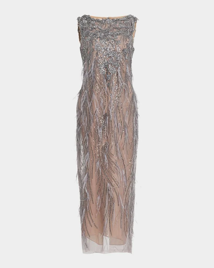 Shop Beaded Ostrich-Feather Embroidered Cocktail Dress on Sale at  BeyondStyle – Get 61% Off Beaded Ostrich-Feather Embroidered Cocktail Dress  with Limited-Time Flash Deals, Exclusive Discounts, and Special Offers.  Enjoy Unbeatable Savings on