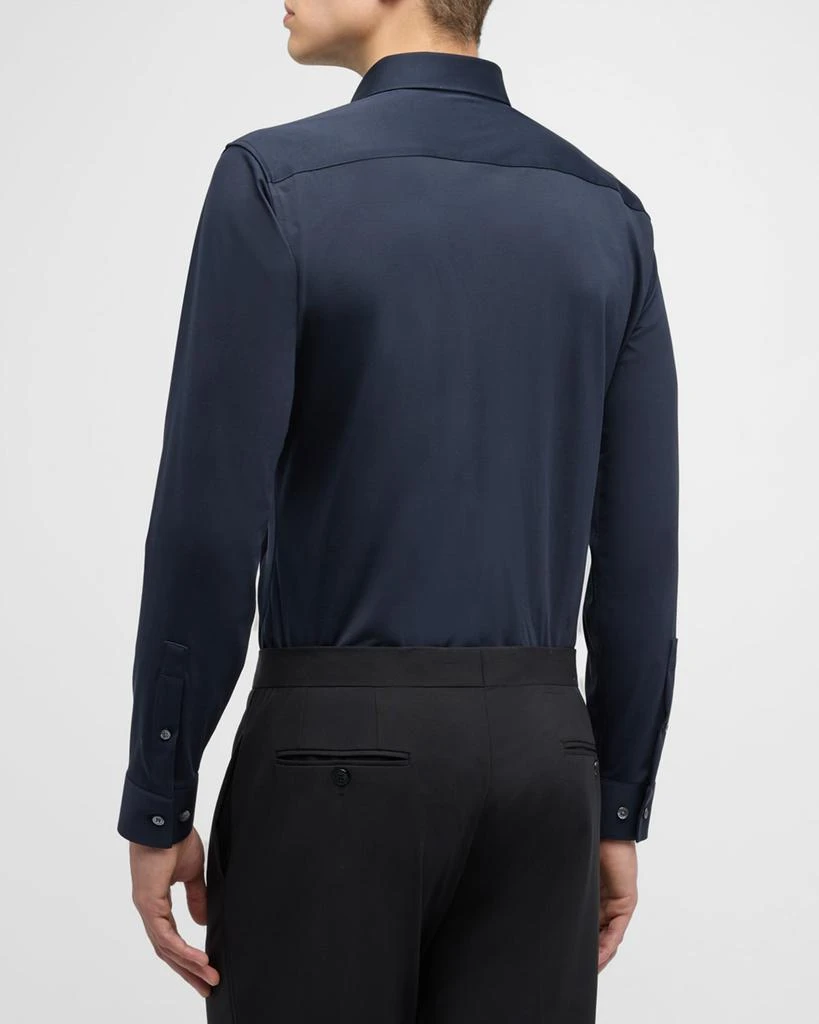 Theory Men's Sylvain Shirt in Structure Knit 4
