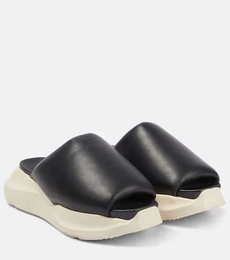 Rick Owens Leather slides 1
