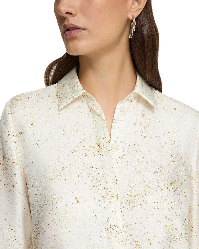 Lafayette 148 New York Scottie Silk Blouse 4