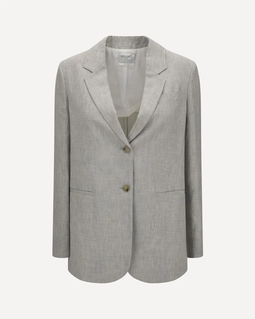 FORTE_FORTE Fil à fil oversized Blazer 1